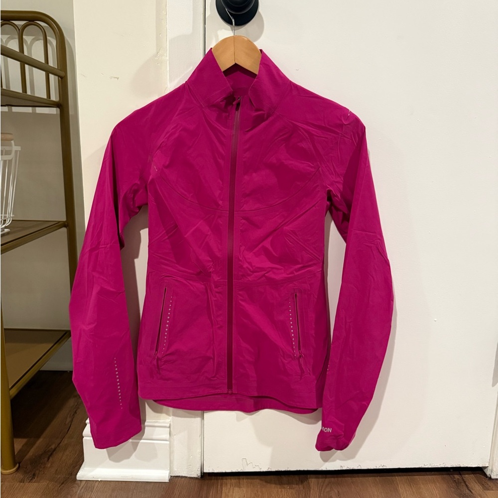 Lululemon Athletica Pink Ski Jacket High Collar Performance